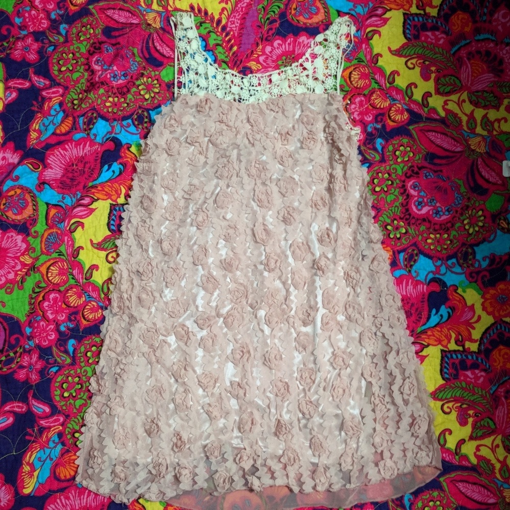 Flowy rose dress